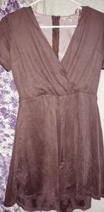 Suede dress